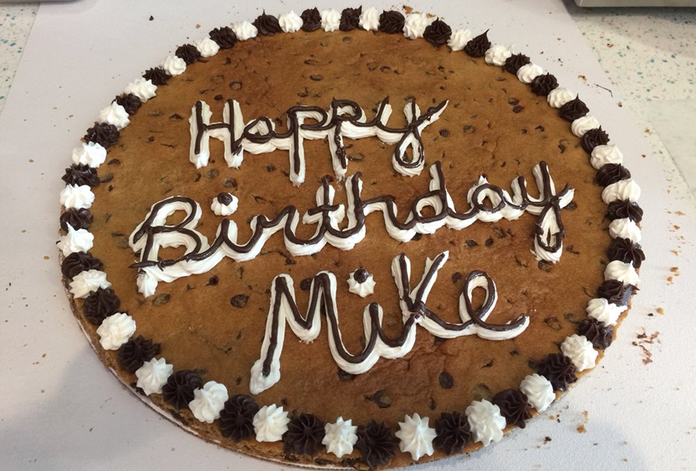 first cookie cake order