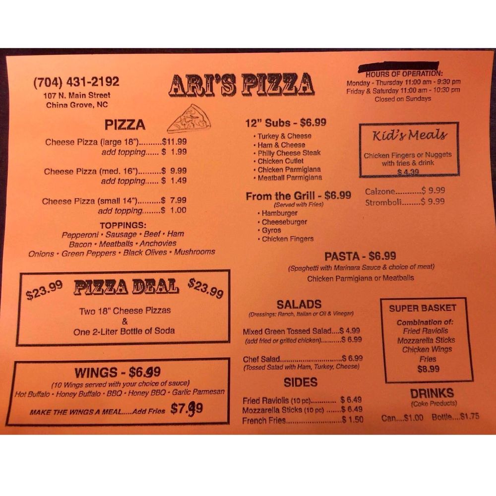 Ari's Pizza
