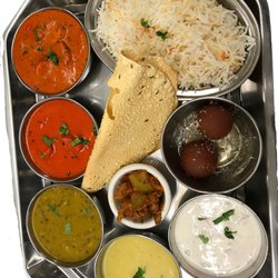 Taj Palace 90 Photos 192 Reviews Indian 2710 W Hill Blvd Photo Of Taj Palace Yakima Wa United States Navaratan Thali