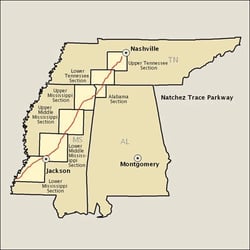 Image result for traffic check pint along the natchez trace parkway