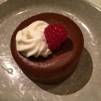 Mini birthday chocolate mousse