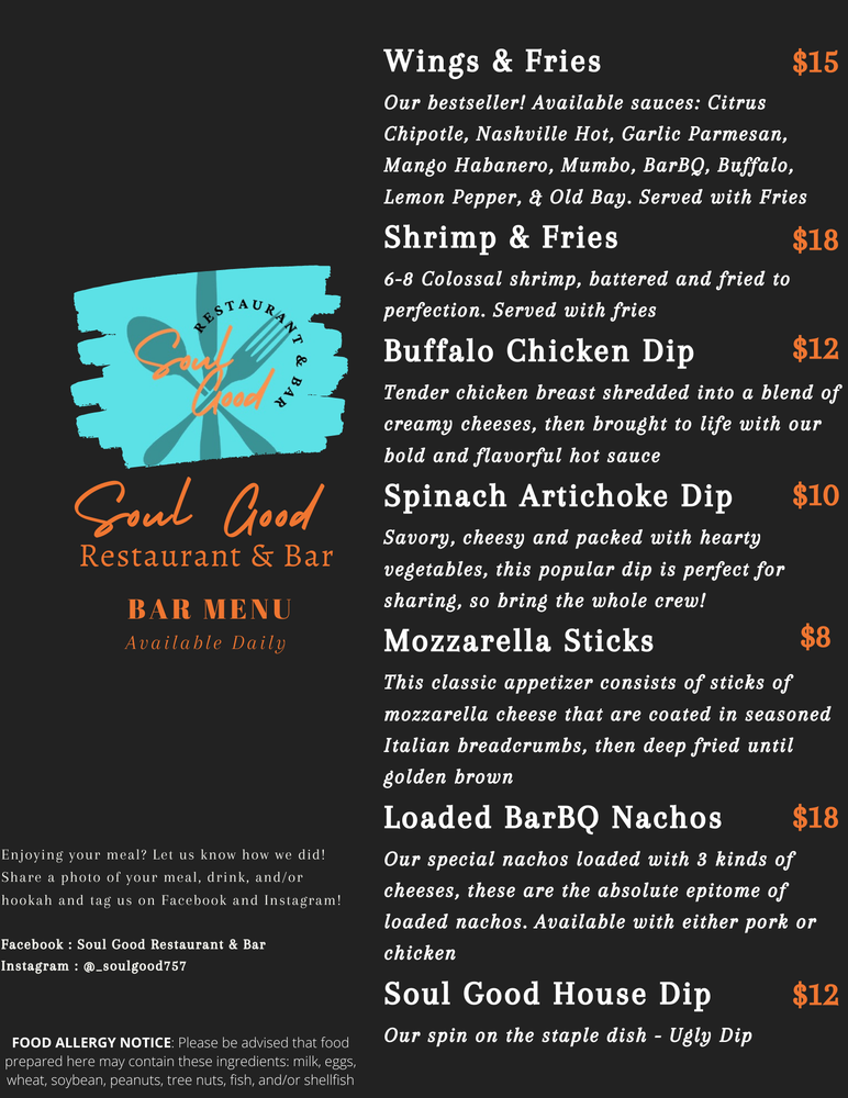 Soul Good Restaurant and Bar