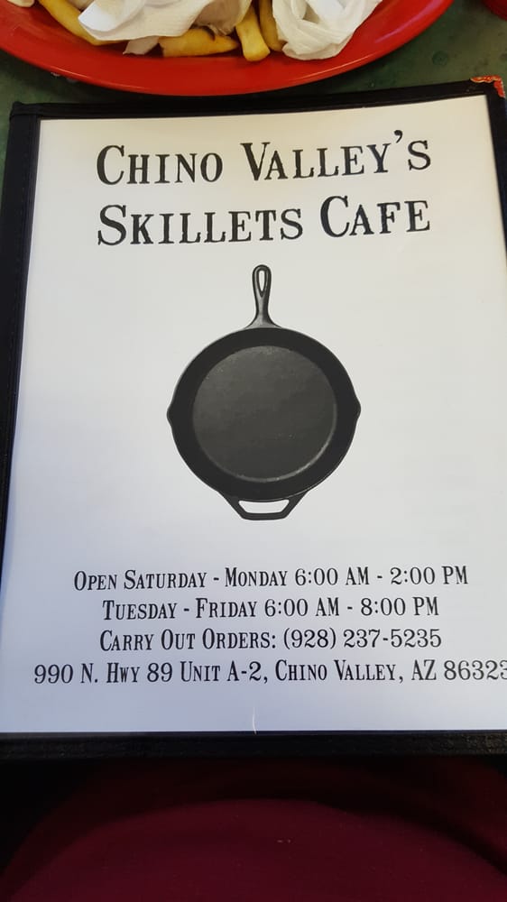 Chino Valley’s Skillets Cafe 11 Reviews Cafes 990 N Hwy 89, Chino