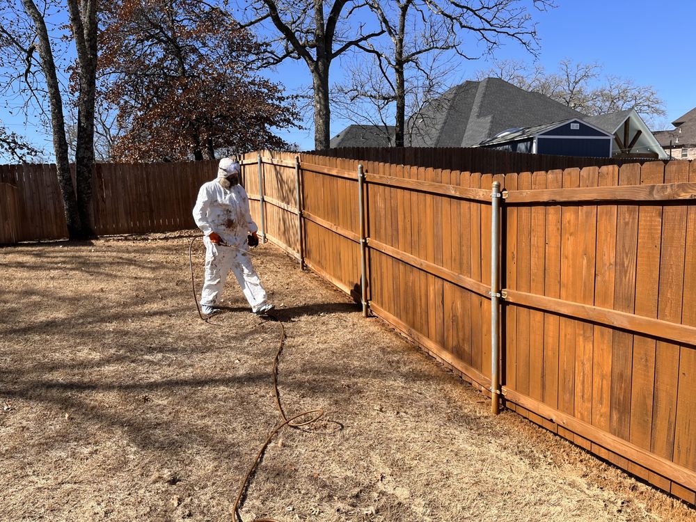 Calahan Fence Staining