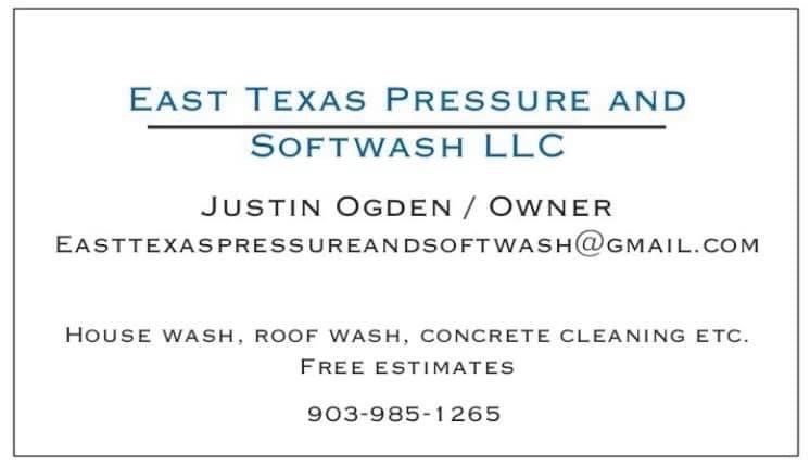 East Texas Pressure and Soft Wash