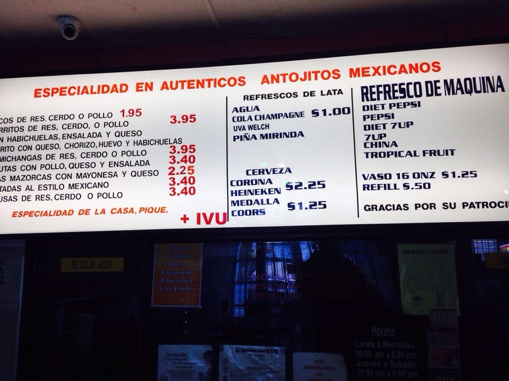 El Potosi Tacos Mexicanos 10 Reviews Mexican 320 Ave Font Martelo, Humacao, Puerto Rico