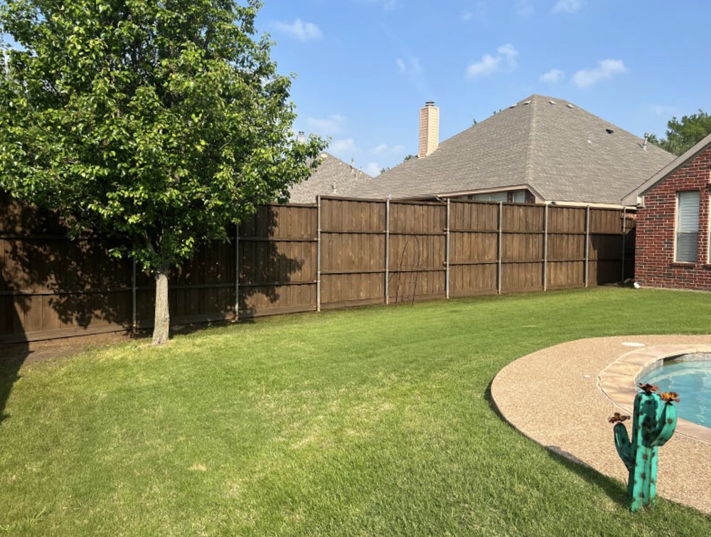 Calahan Fence Staining