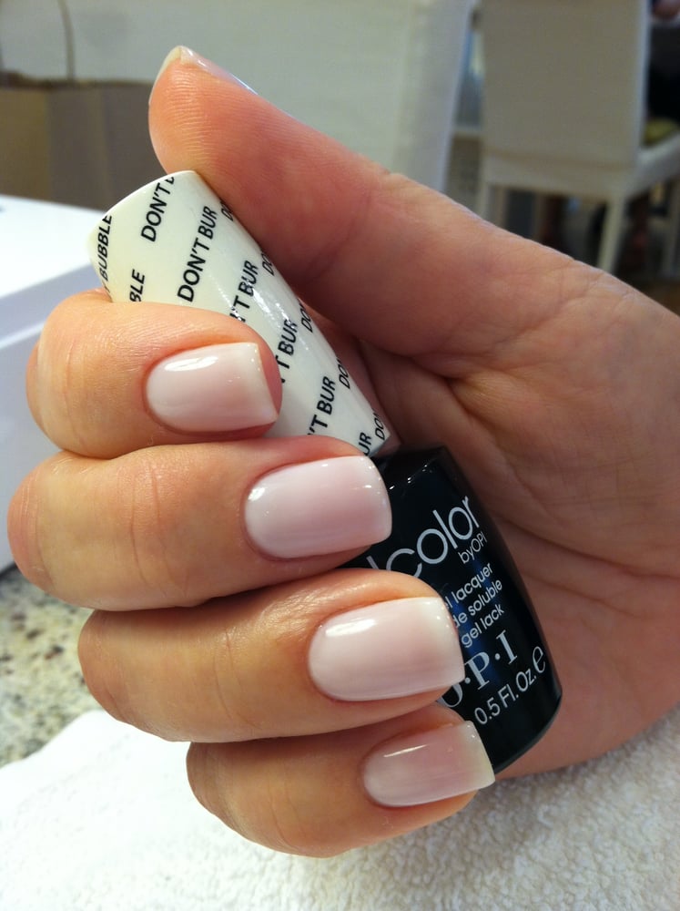 {the perfect motherofthegroom color} by OPI GELCOLOR don't burst my