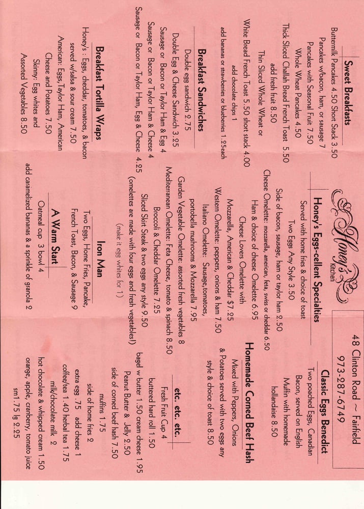 Honey S Kitchen Fairfield Nj Honey S Kitchen Fairfield Nj