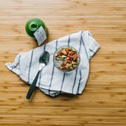 Photo of Thistle - San Francisco, CA, United States. Verdance green juice with Chia Pudding.