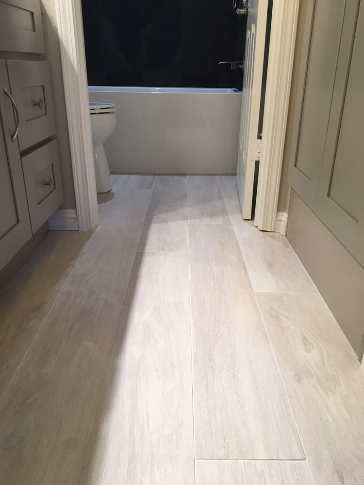 Whitewash Wood Look Tile Yelp Photo Of Bayside Builders Northern California Campbell Ca United States Whitewash