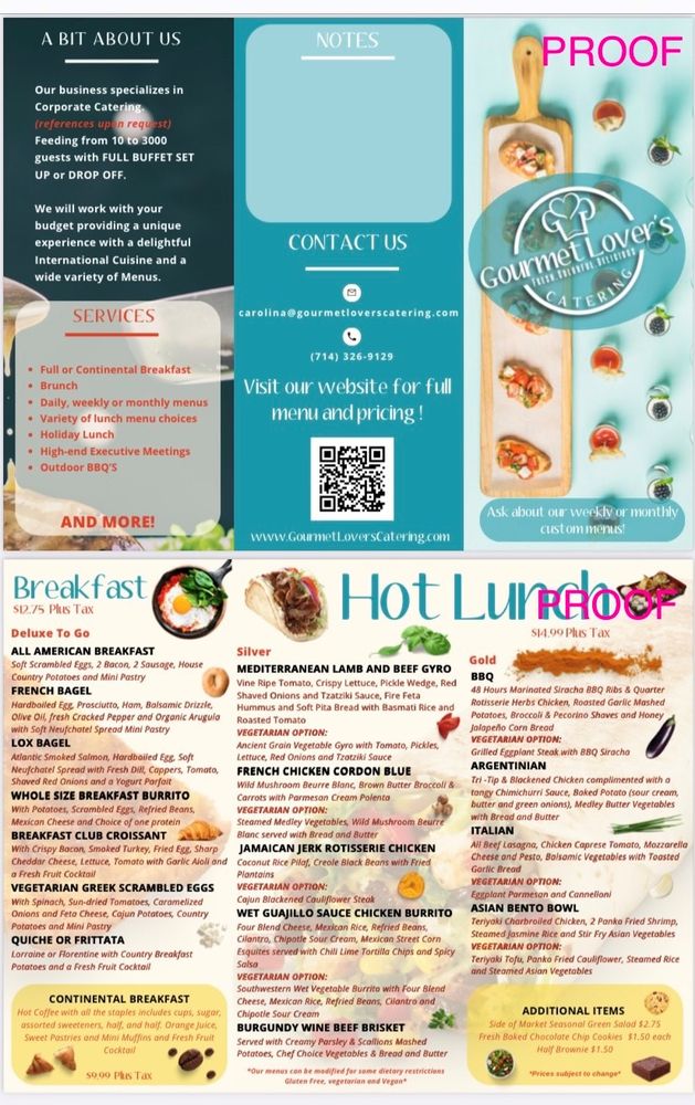Gourmet Lovers Catering