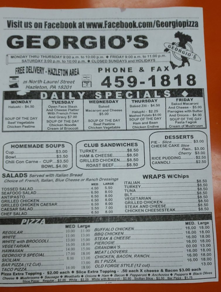Georgios Sub and Pizza Shoppe