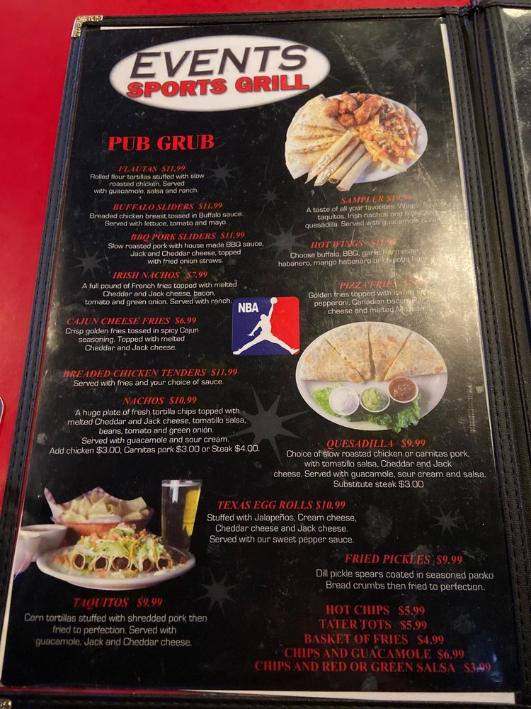 Events Sports Grill