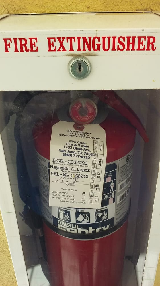 Fire Code Extinguisher Services Request a Quote Fire