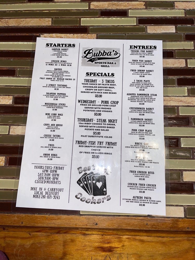 Bubba's at Tiki