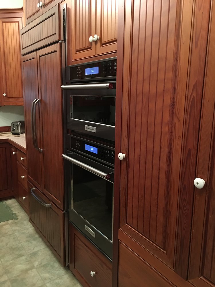After Remodel By Custom Kitchens New Sub Zero With Matching Cabinet Photo Of Custom Kitchens By John Wilkins Oakland Ca United States After