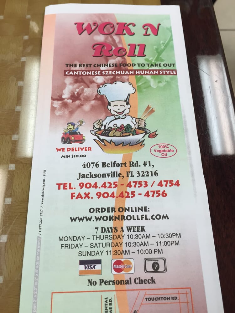 Wok And Roll 20 Reviews Chinese 4076 Belfort Rd, Southside