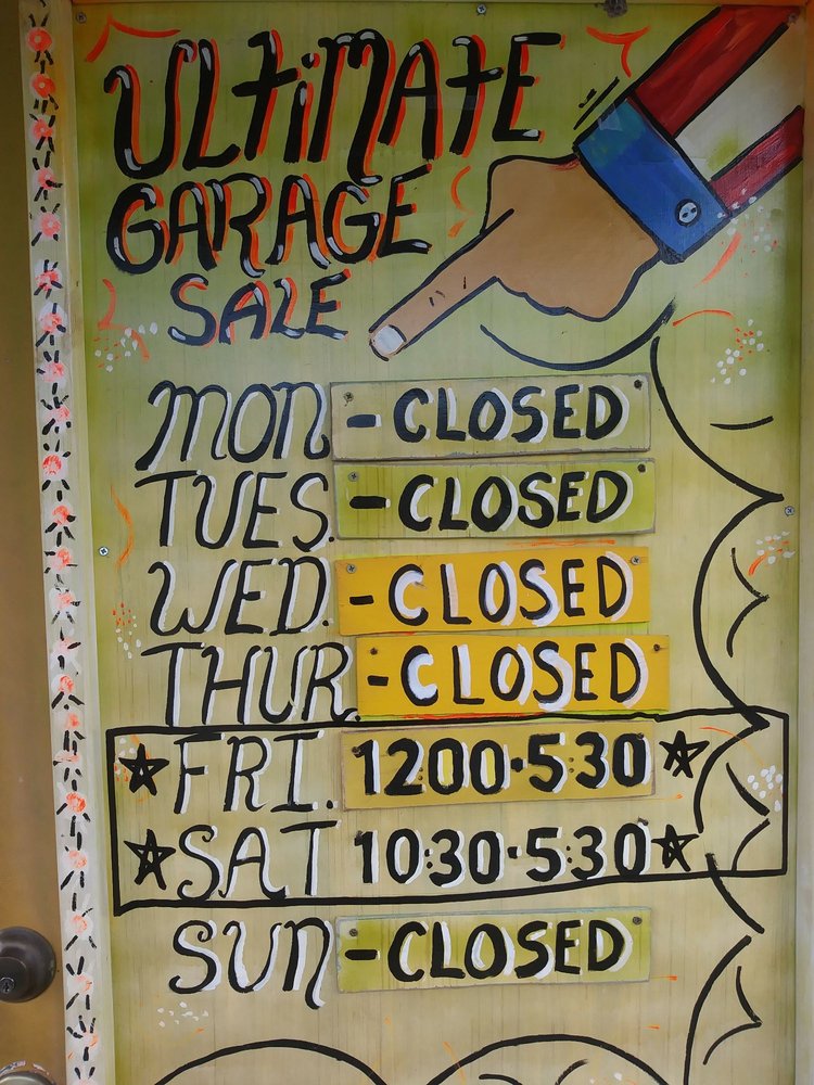 The Ultimate Garage Sale I and II