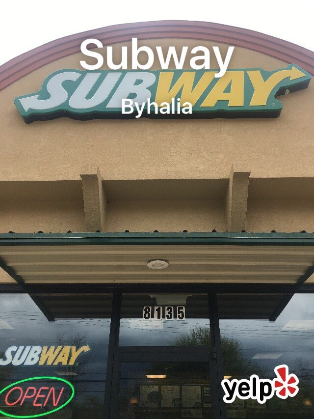 Subway Fast Food 8135 Hwy 178 W, Byhalia, MS Restaurant Reviews