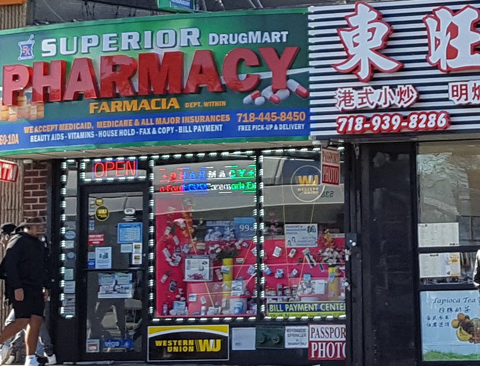 Superior Pharmacy Drugstores 6010A Kissena Blvd, Queensborough