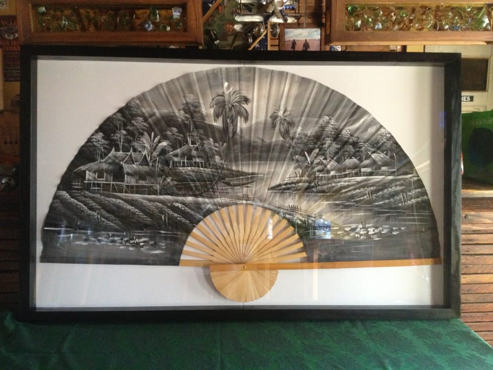 Finished This Frame For The Asian Fan It S 3 Feet X 5 Yelp Photo Of Cannon S Custom Framing Wichita Falls Tx United States Finished This