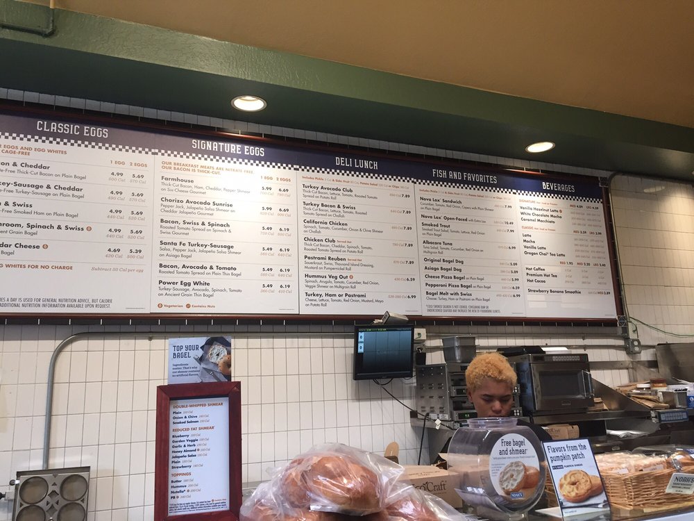 Noah's Bagels Menu Prices IUCN Water