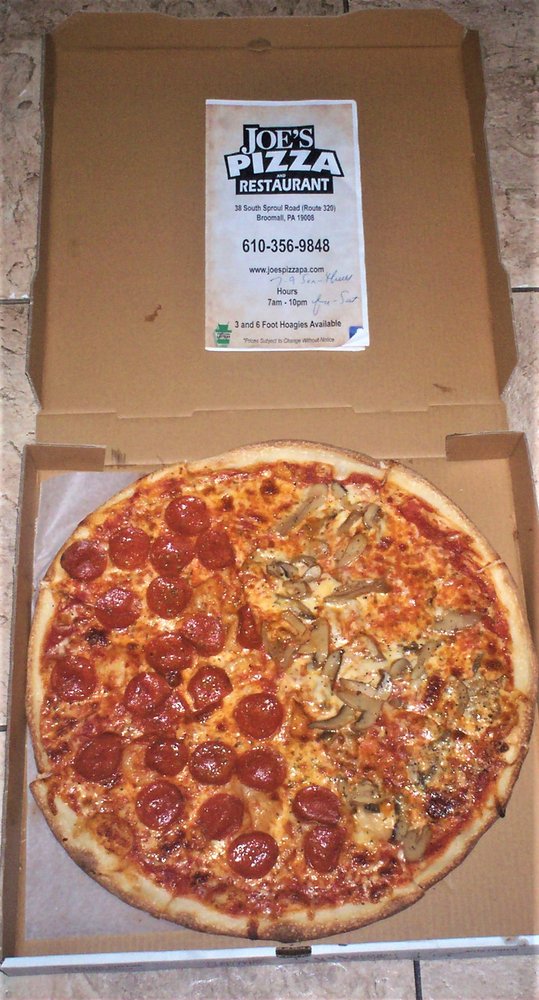 Joe's Pizza Reviews Broomall, PA One Bite