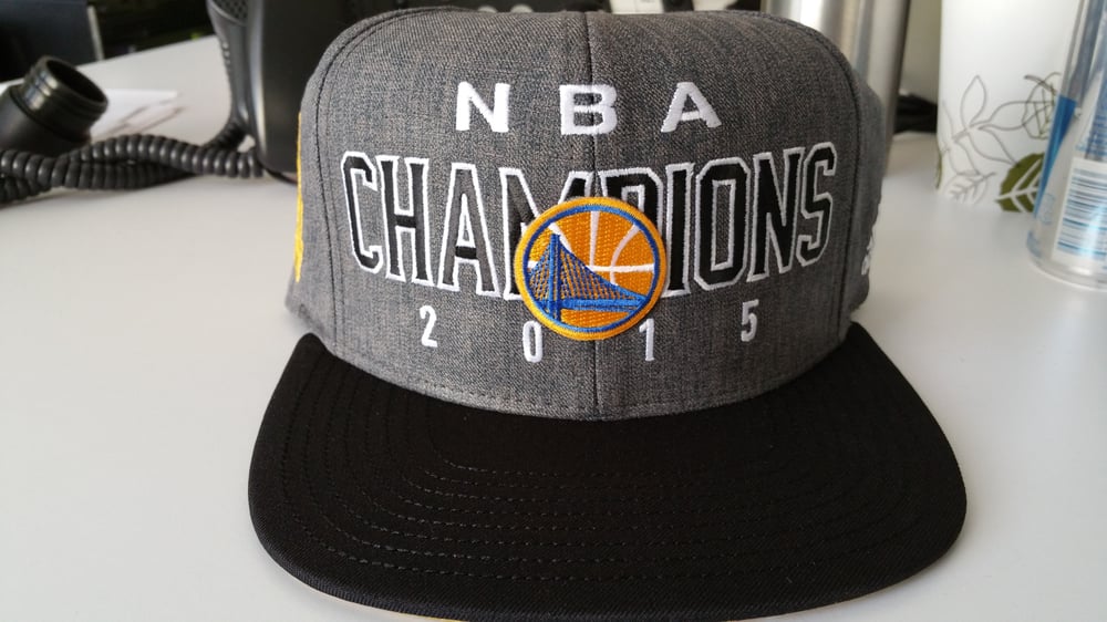 2015 warriors championship hat