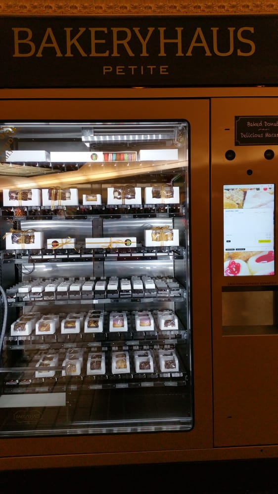 Donut Vending Machine Toronto Stunning Vending Machine At The Centre Selling Macarons Donuts And Other Donut Vending Machine Toronto Stunning Vending Machine At The Centre Selling Macarons Donuts And Other