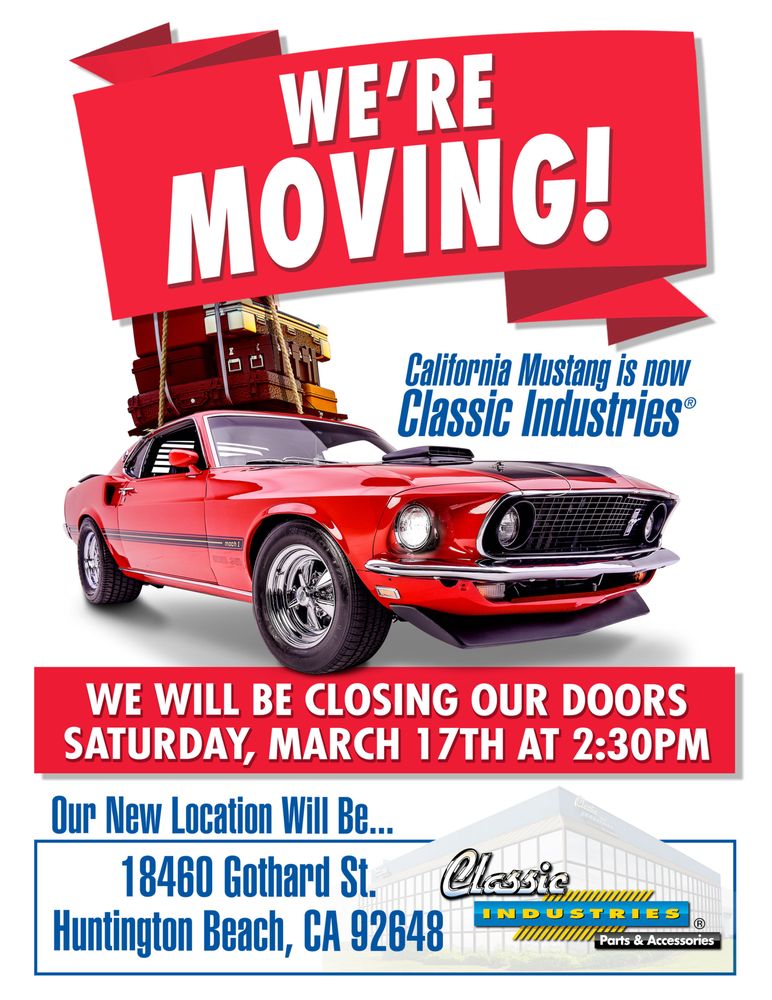 California Mustang Parts and Accessories CLOSED 10 Photos & 14