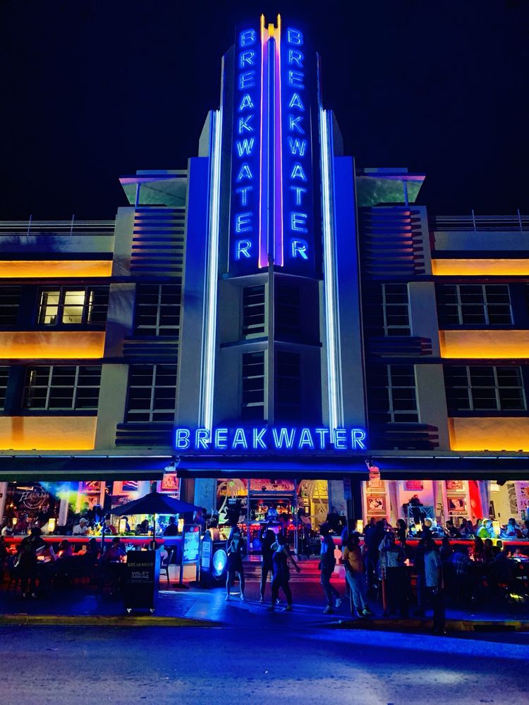 no shortage of neon in this town yelp breakwater hotel miami