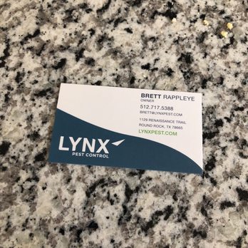 Lynx Pest Control 11 Photos 24 Reviews 1129 Photo Of Lynx Pest Control Round Rock Tx United States The Main