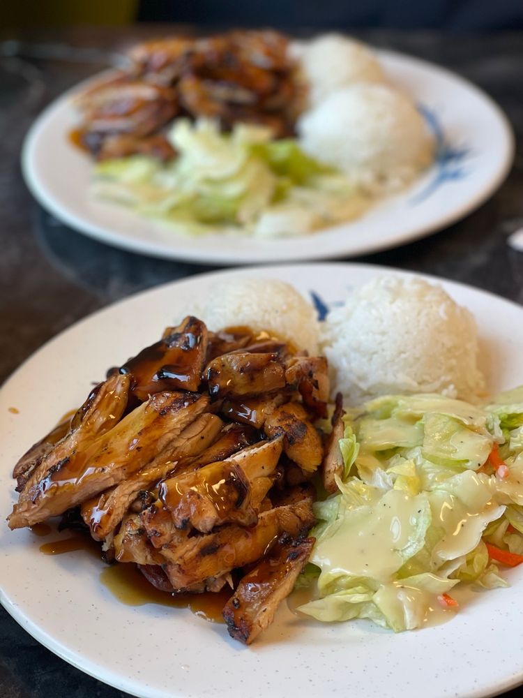 Happy at the Bay Teriyaki