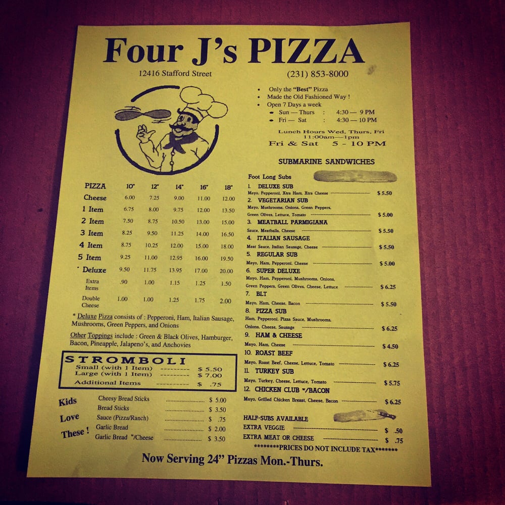 Four J’s Pizza 2019 All You Need to Know BEFORE You Go (with Photos