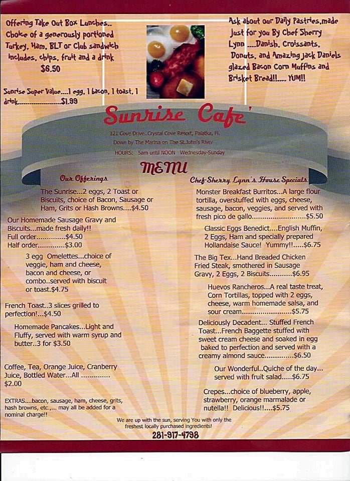 Sunrise Cafe'