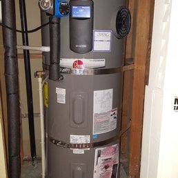rheem heater hybrid pump water