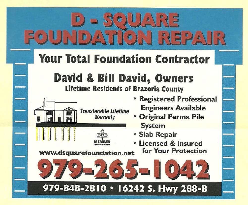 image of business D Square Foundation Repair