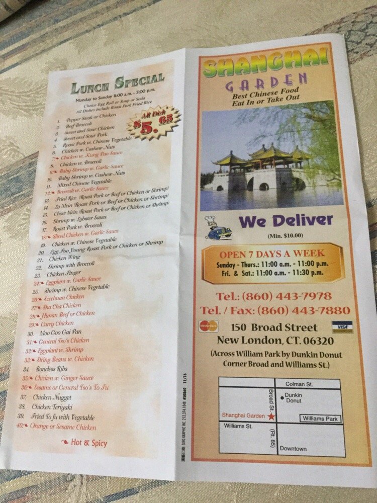 Online Menu Of Shanghai Garden Restaurant New Online Menu Of Shanghai Garden Restaurant New