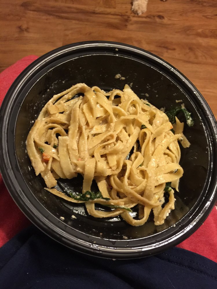 Take Home Steak Gorgonzola Alfredo The Noodles Are Just Covered