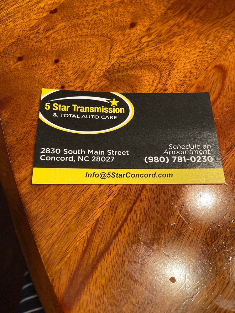 5 Star Transmission & Total Auto Care