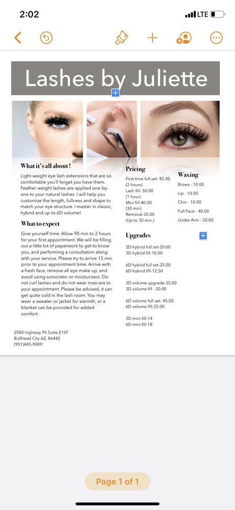 Juliette’s Hair & Lash Studio