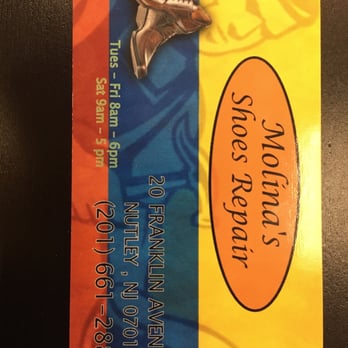 Molina S Shoe Repair Closed 11 Reviews 20 Photo Of Molina S Shoe Repair Nutley Nj United States Business Card