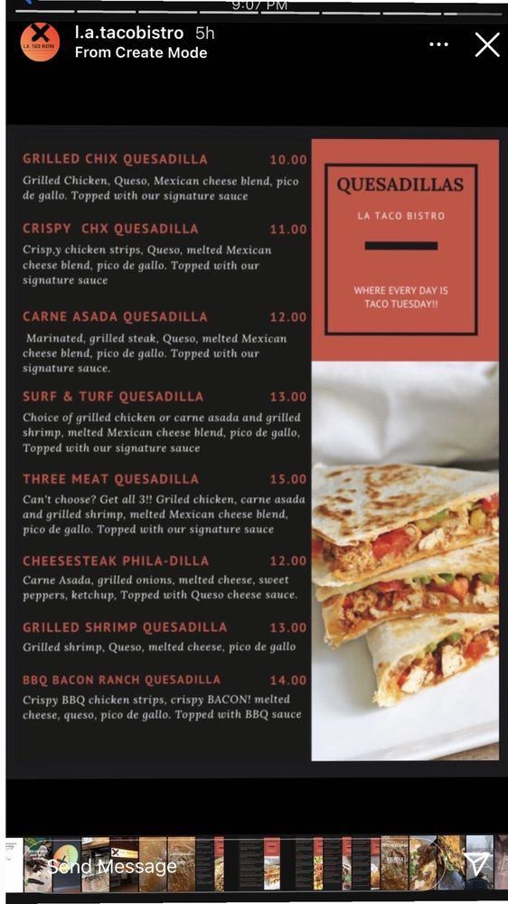 L A Taco Bistro