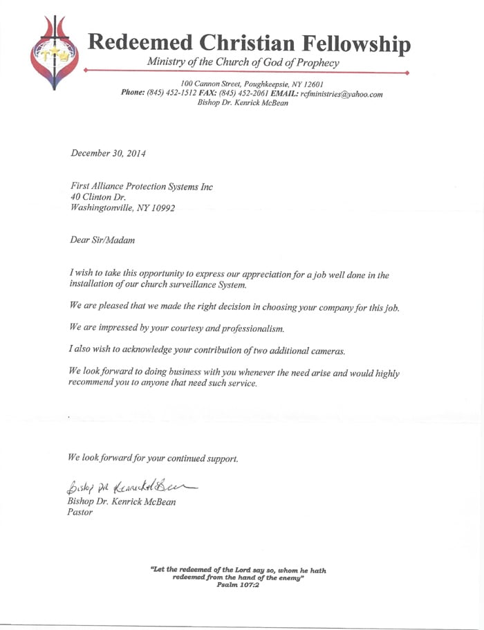 Character Reference Letter For Church Member