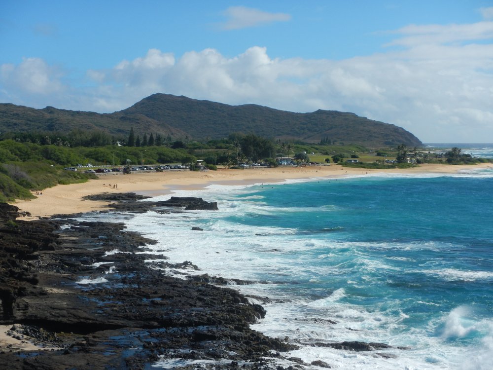 View Of Sandy Beach Park From The Halona Hole Yelp Photo Of Sandy Beach Park Honolulu Hi United States View