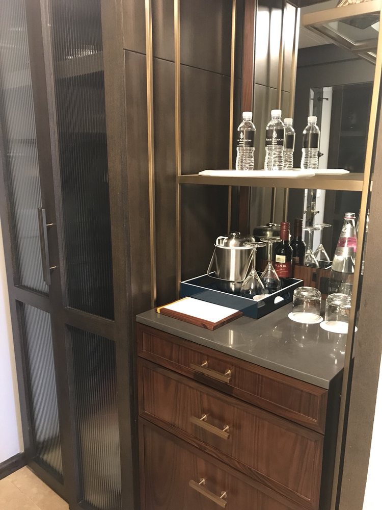 Mini Bar Area For Turndown Service They Give 2 Water Bottles And Photo Of Four Seasons Hotel Austin Tx United States Mini Bar