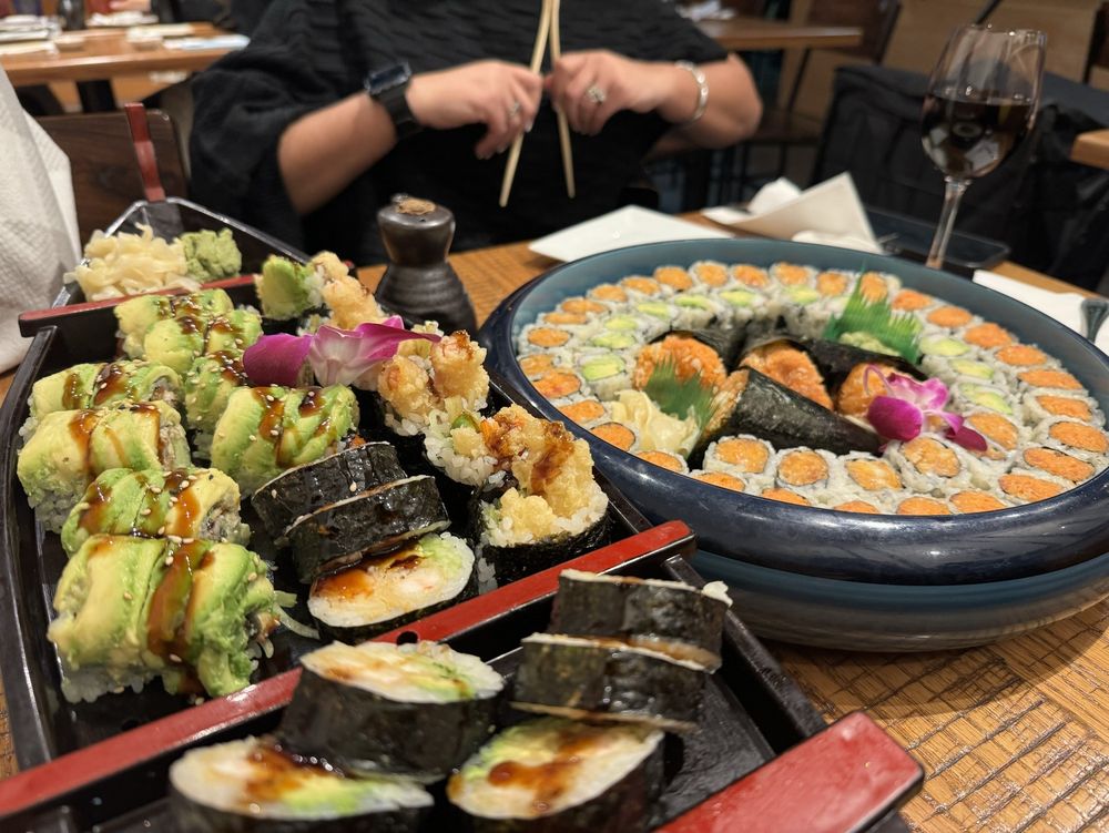 Cucumber Sushi And Salad Bar