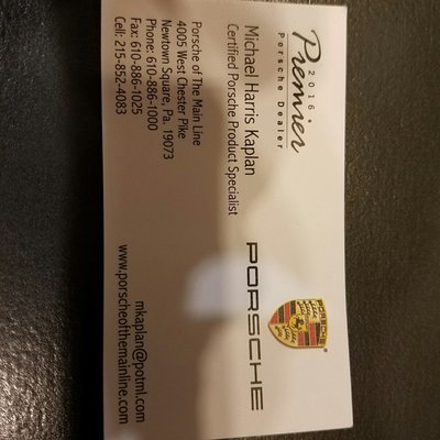 Porsche Of The Main Line Linkedin