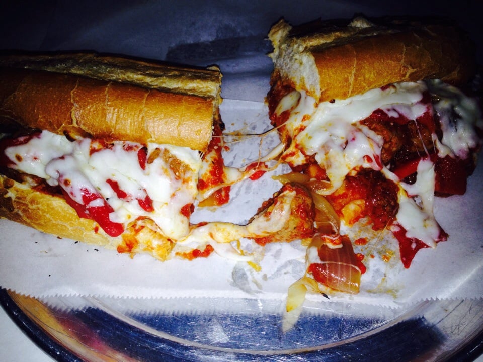 the ballbuster- a messy but delicious meatball sub. - yelp the ballbuster- a messy but delicious meatball sub. - yelp